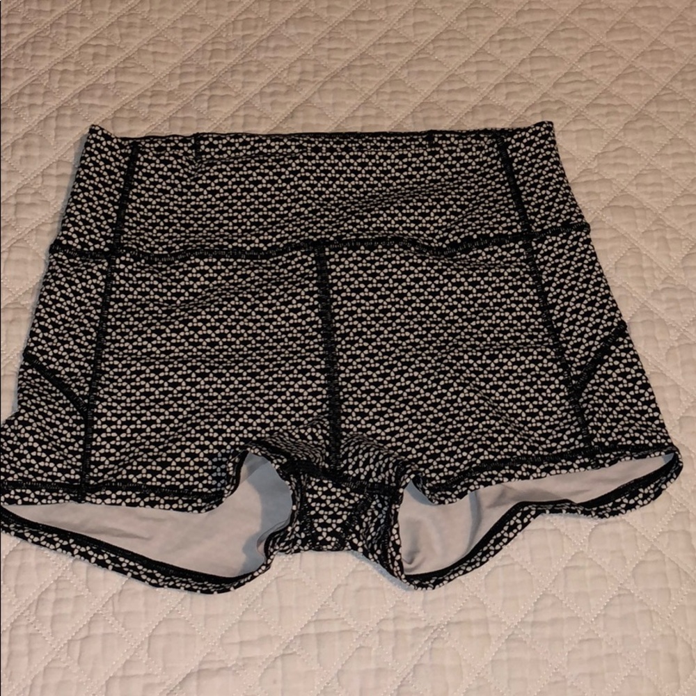 RARE Lululemon In Movement spandex booty shorts